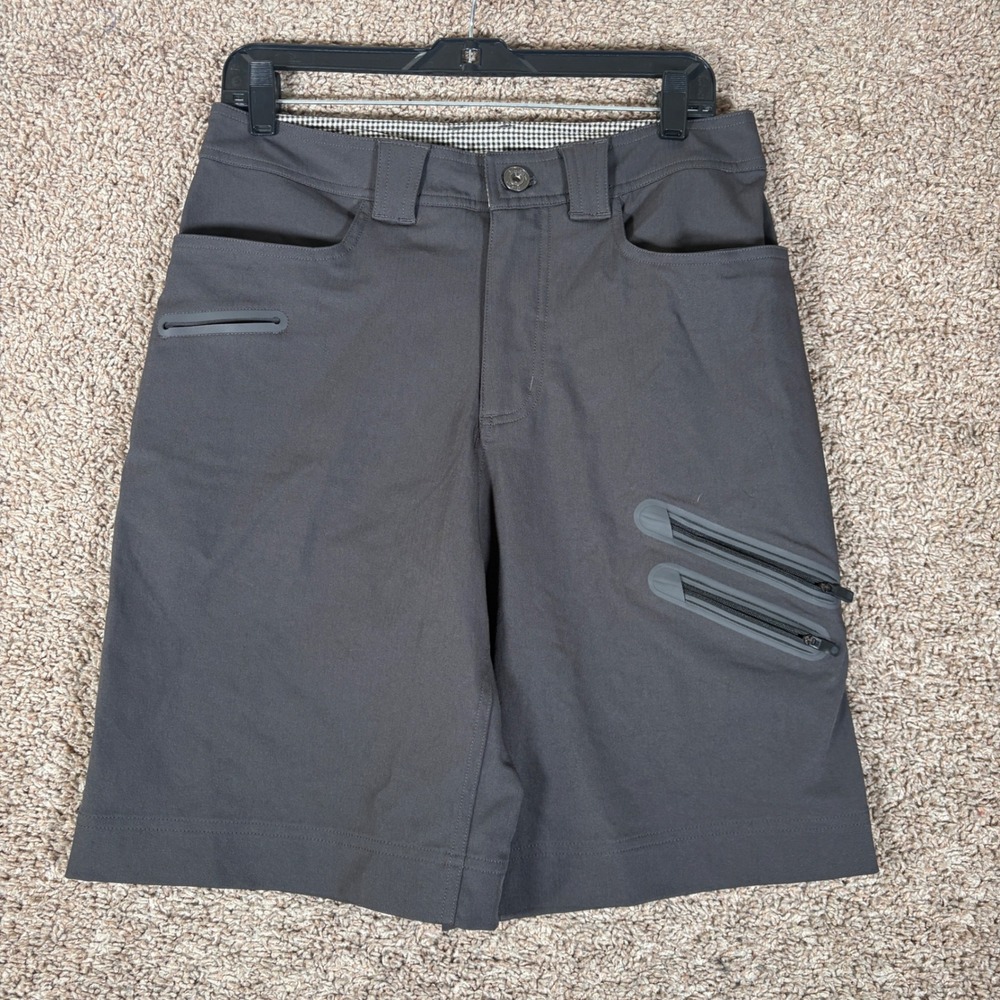 Lululemon Athletica Mens Kahuna Shorts 32 Gray Cargo Tech Hiking Gorpcore